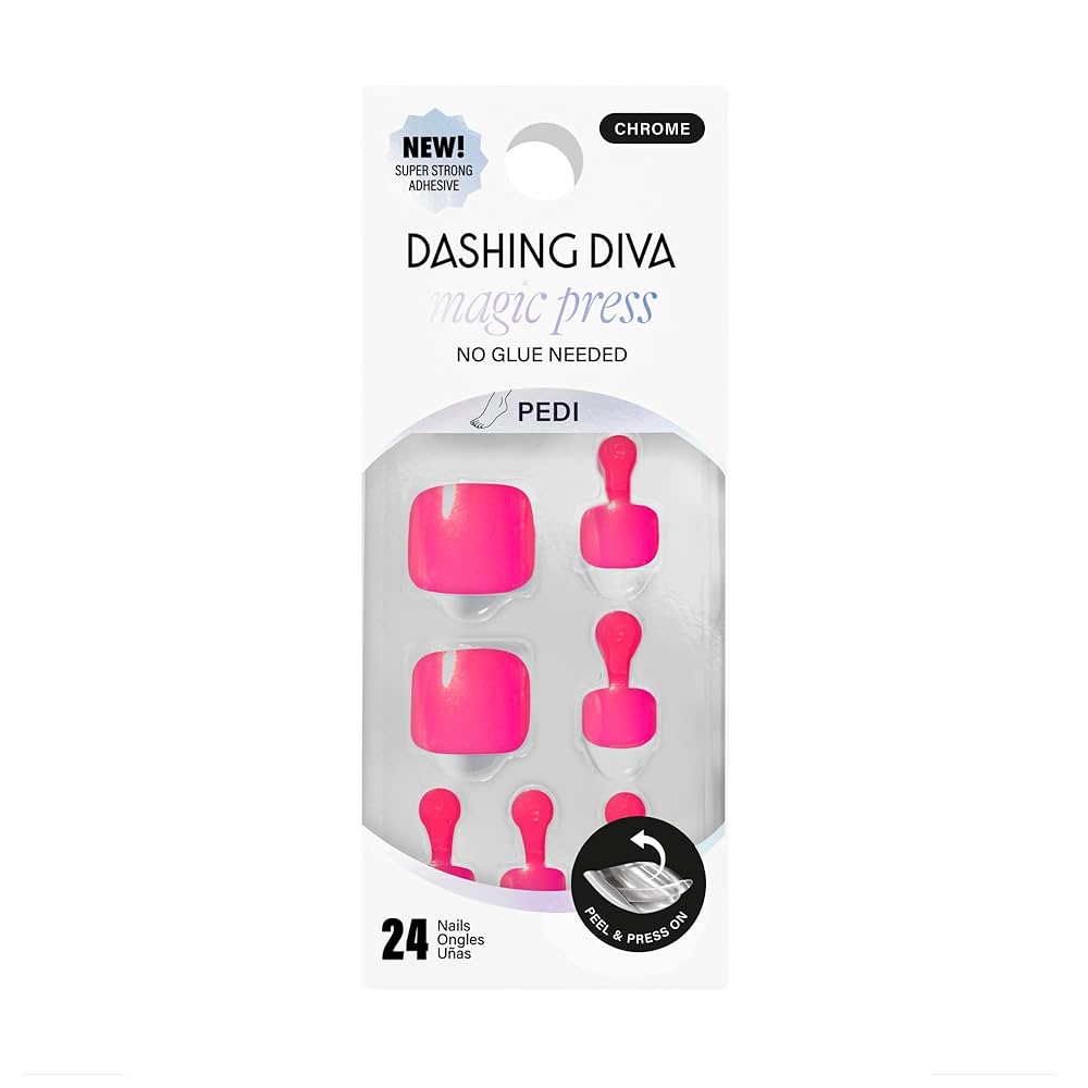 Amazon.com: Dashing Diva Magic Press Pedicure Set - Italiana